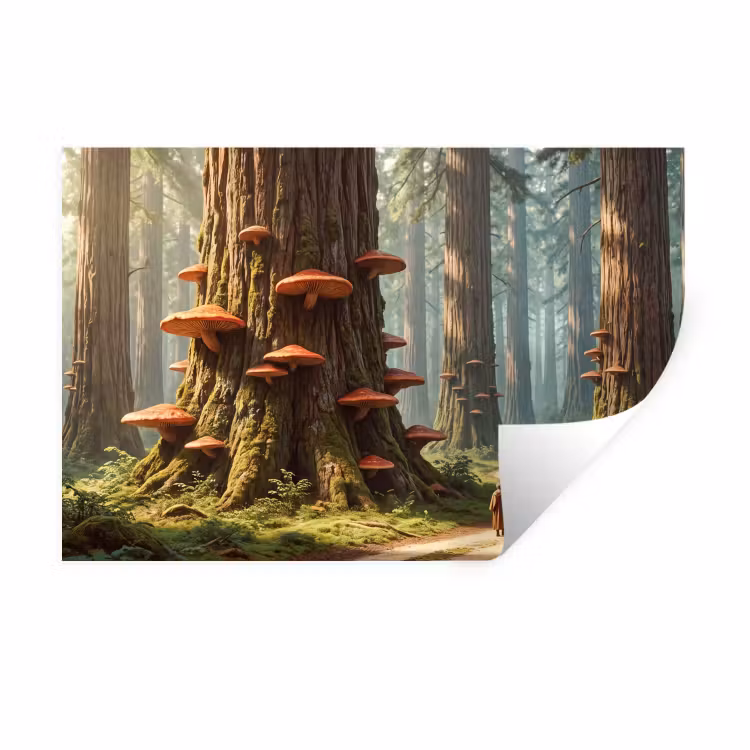Muursticker - Bos - Bomen - Natuur — 1