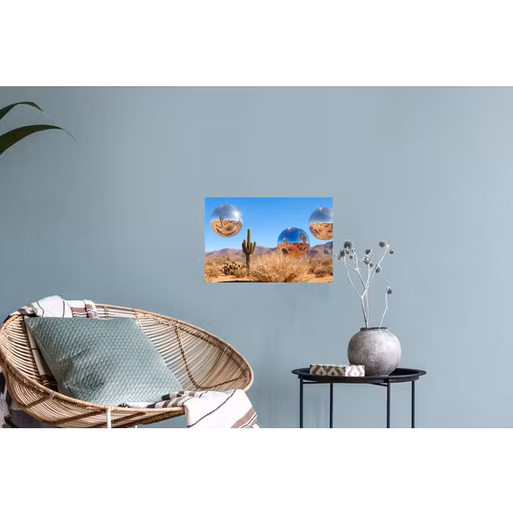 Muursticker - Woestijn - Spiegelbal - Kunst — 4