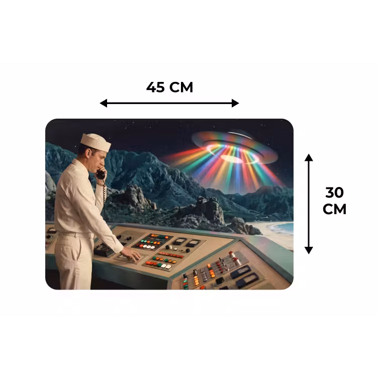 Placemat - 6 stuks - Man - Controlekamer - Strand — 3