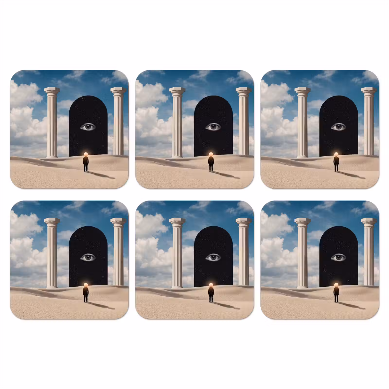 Onderzetter - Droom - Woestijn - Oog — 1