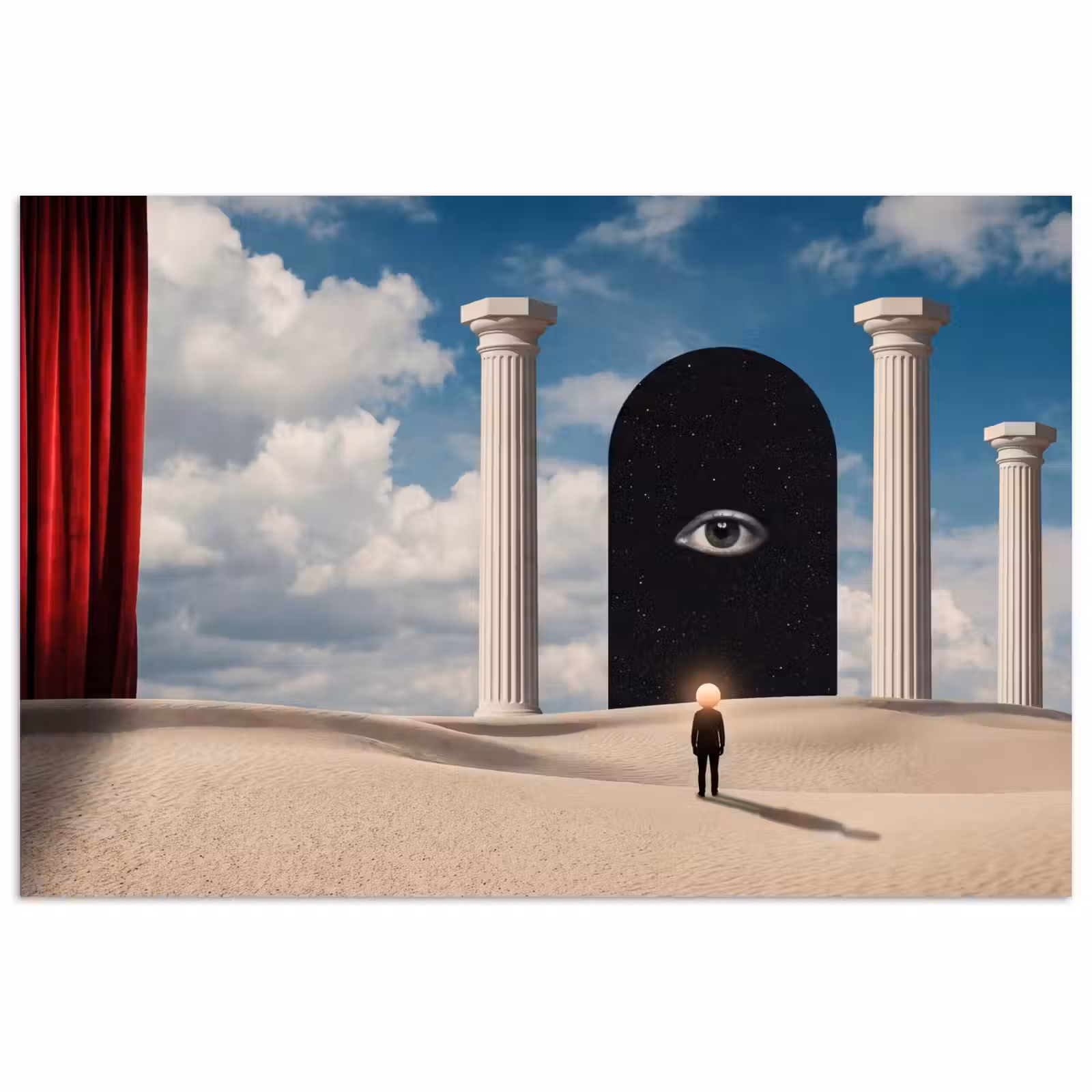 Poster - Droom - Woestijn - Oog — 1