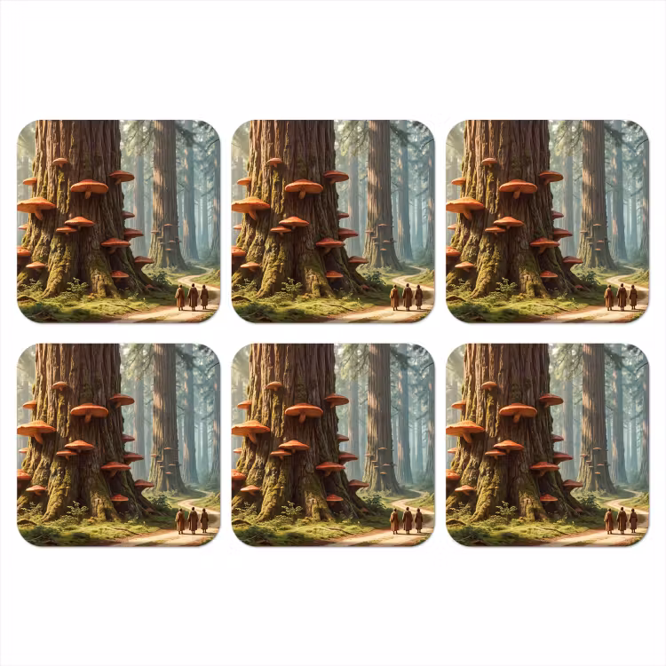 Onderzetter - Bos - Bomen - Natuur — 1