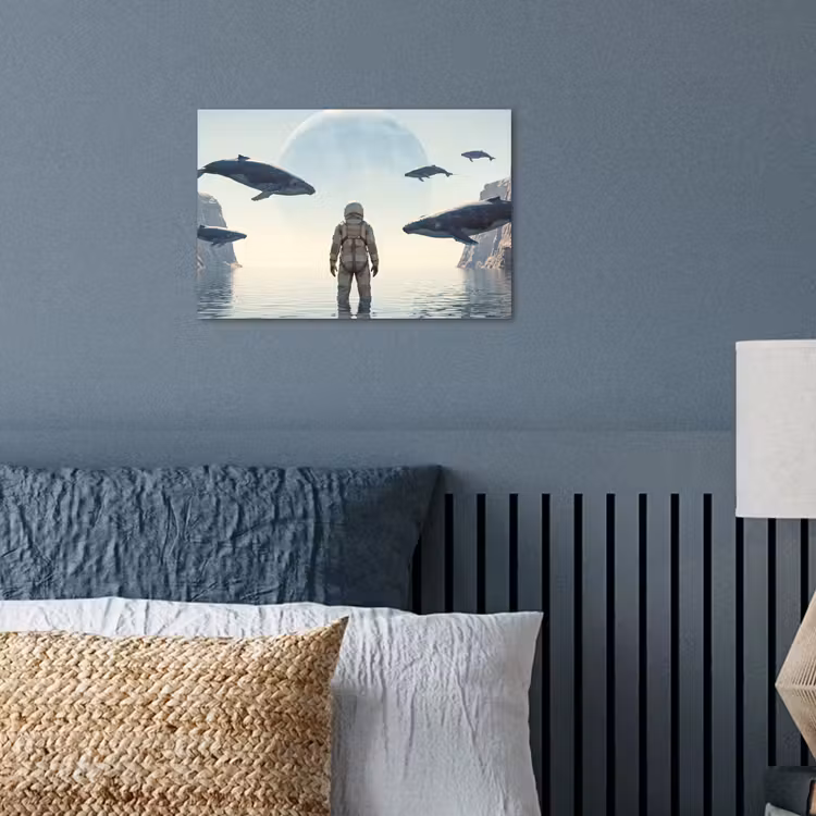 Poster - Ruimtevaarder - Walvis - Fantasie — 3