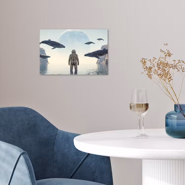 Poster - Ruimtevaarder - Walvis - Fantasie — 4