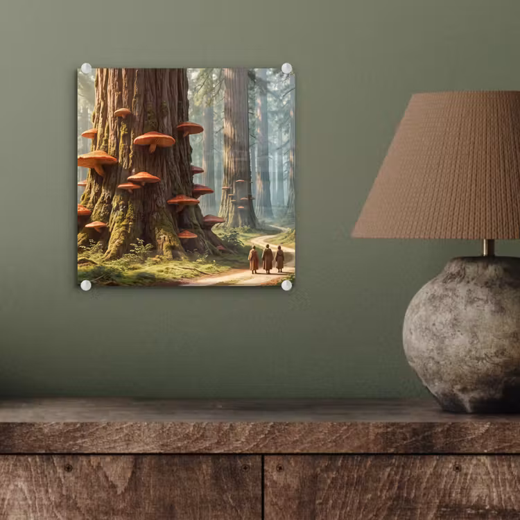 Glas schilderij - Bos - Bomen - Natuur — 4