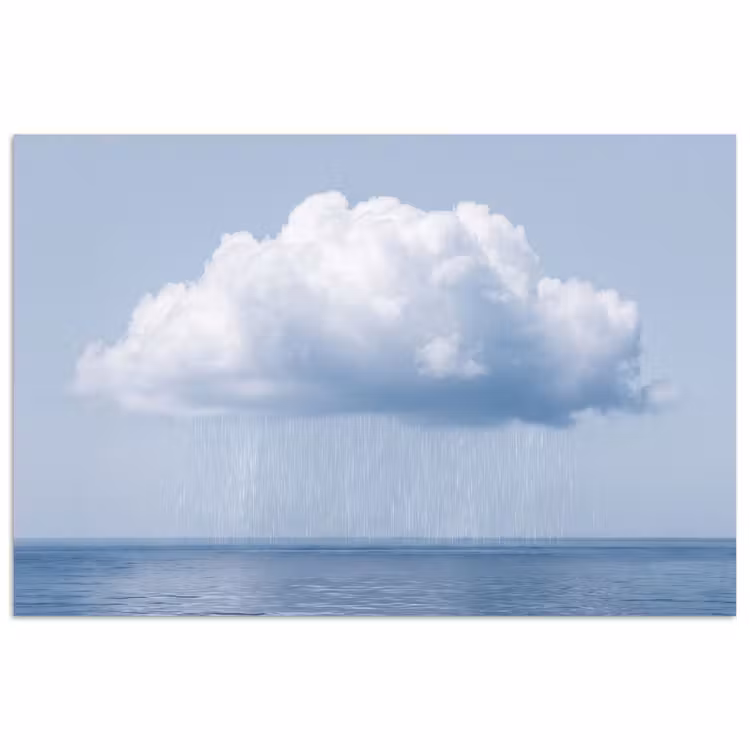 Poster - Wolk - Regen - Natuur — 1