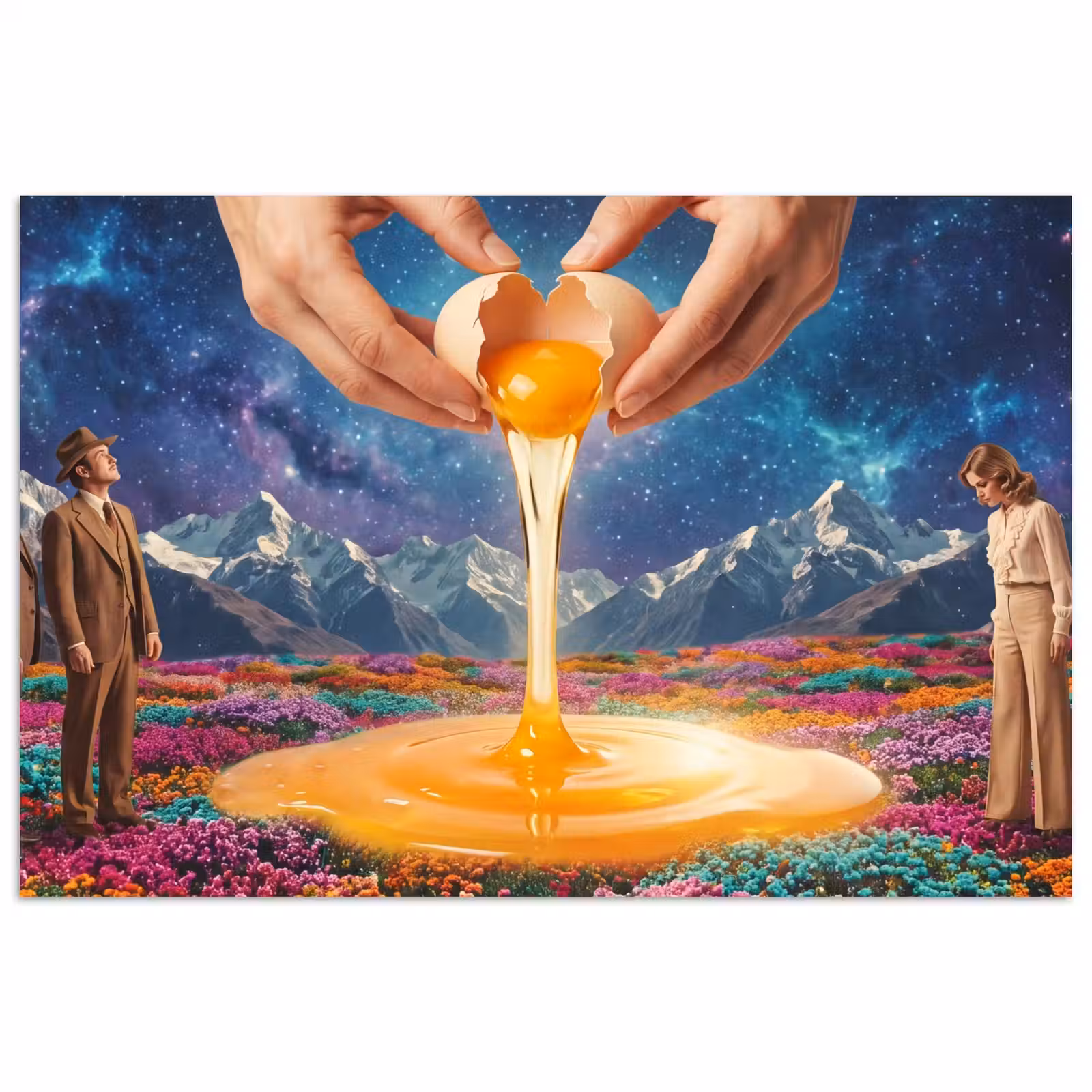 Poster - Handen - Ei - Surrealisme — 1