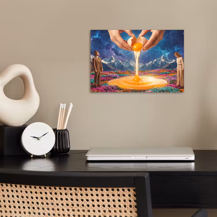 Poster - Handen - Ei - Surrealisme — 2