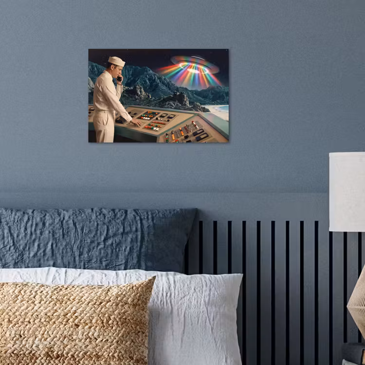 Poster - Man - Controlekamer - Strand — 3