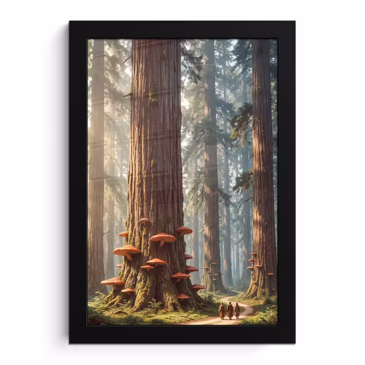 Poster met lijst - Bos - Bomen - Natuur — 1
