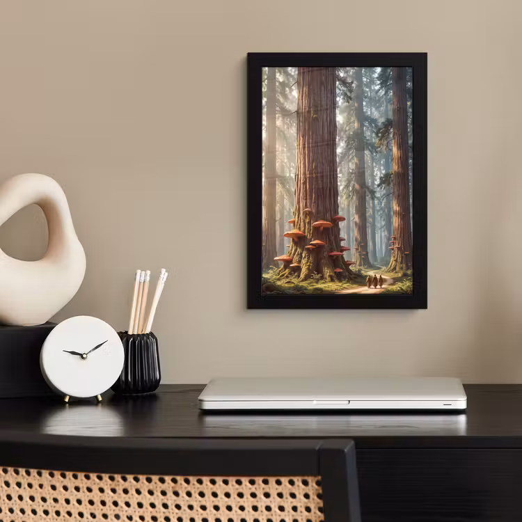 Poster met lijst - Bos - Bomen - Natuur — 2