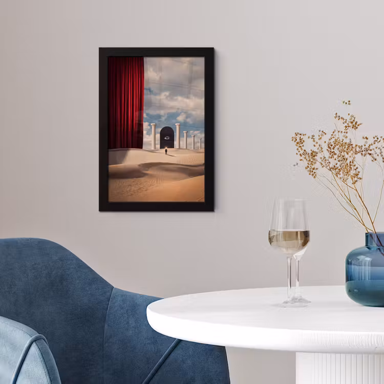 Poster met lijst - Droom - Woestijn - Oog — 4