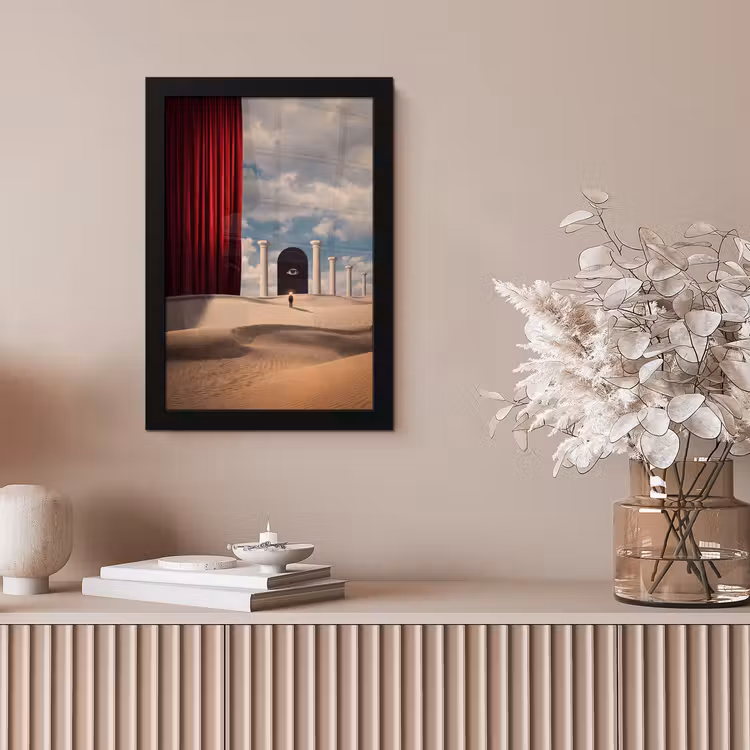 Poster met lijst - Droom - Woestijn - Oog — 5