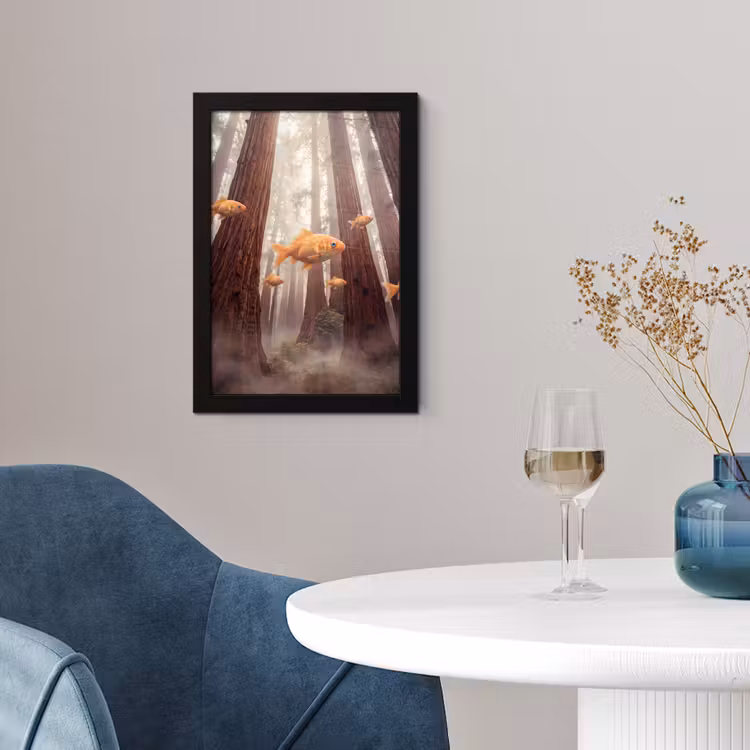 Poster met lijst - Vis - Bos - Fantasie — 4
