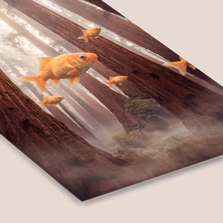 Poster met lijst - Vis - Bos - Fantasie — 7