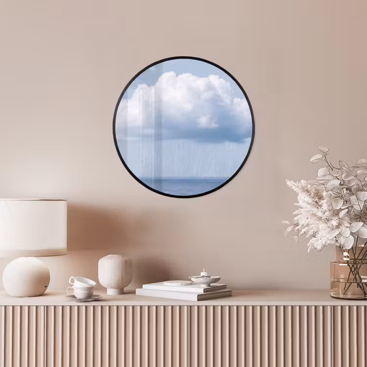 Ronde fotolijst - Wolk - Regen - Natuur — 5