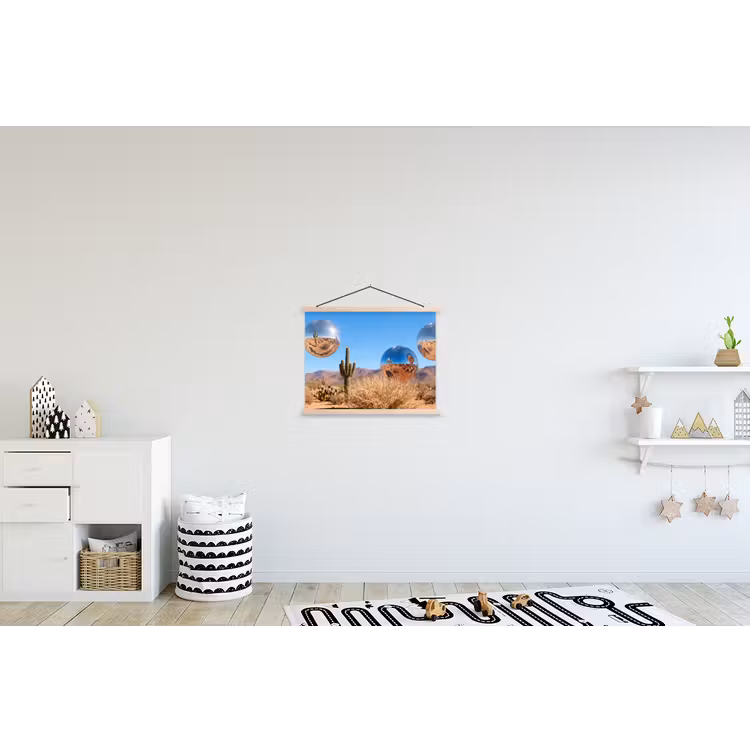 Schoolplaat - Woestijn - Spiegelbal - Kunst — 3