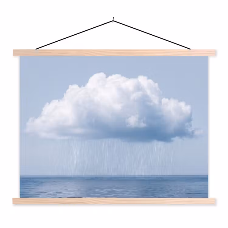 Schoolplaat - Wolk - Regen - Natuur — 1