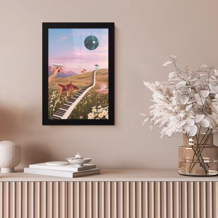 Poster met lijst - Vis - Natuur - Abstract — 5