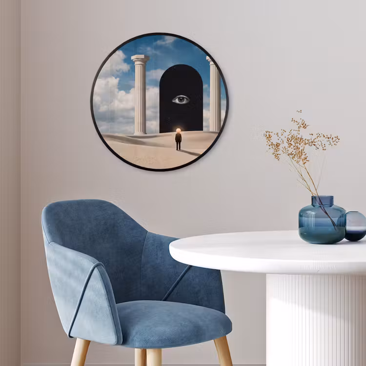 Ronde fotolijst - Droom - Woestijn - Oog — 4