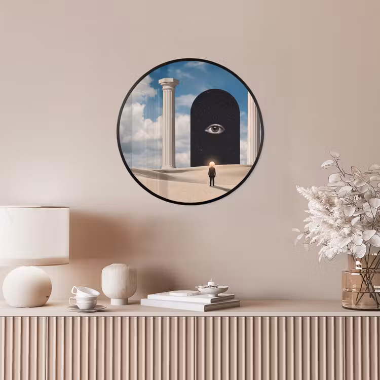 Ronde fotolijst - Droom - Woestijn - Oog — 5
