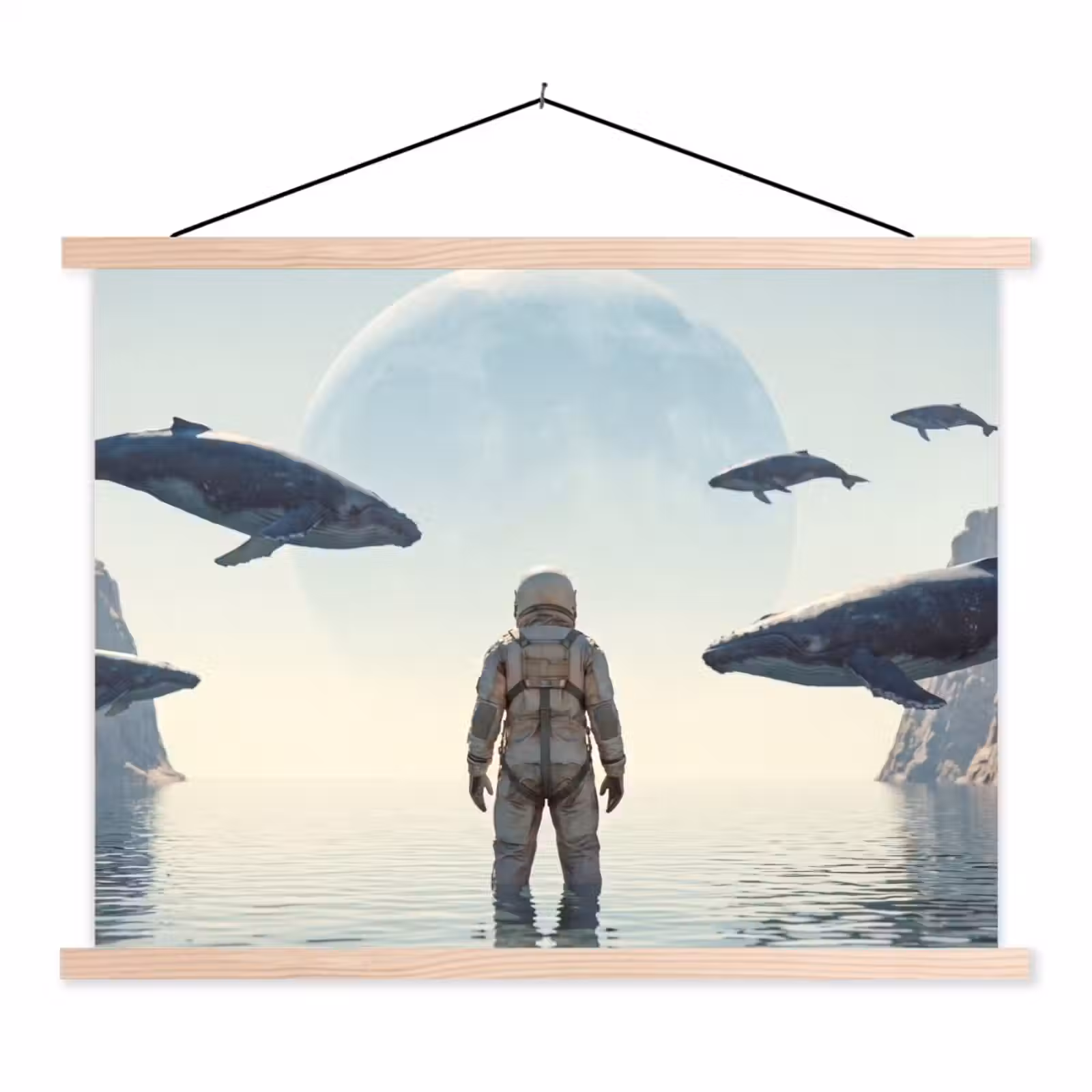 Schoolplaat - Ruimtevaarder - Walvis - Fantasie — 1