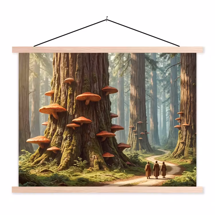 Schoolplaat - Bos - Bomen - Natuur — 1