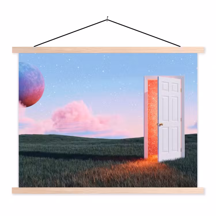 Schoolplaat - Deur - Fantasie - Ruimte — 1