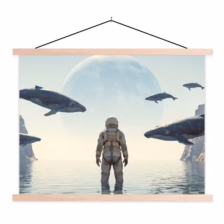 Schoolplaat - Ruimtevaarder - Walvis - Fantasie — 1