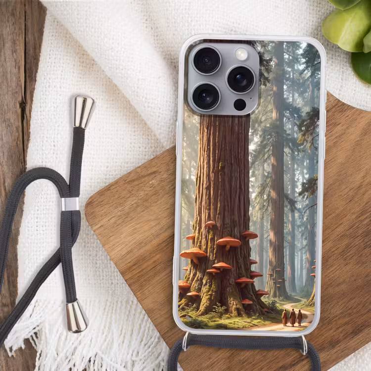 Telefoonhoesje met koord - Bos - Bomen - Natuur — 3