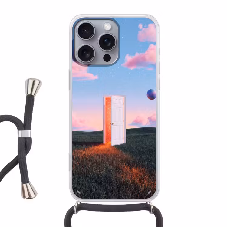 Telefoonhoesje met koord - Deur - Fantasie - Ruimte — 1