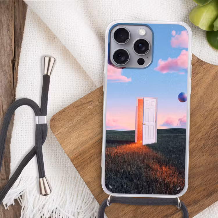 Telefoonhoesje met koord - Deur - Fantasie - Ruimte — 3