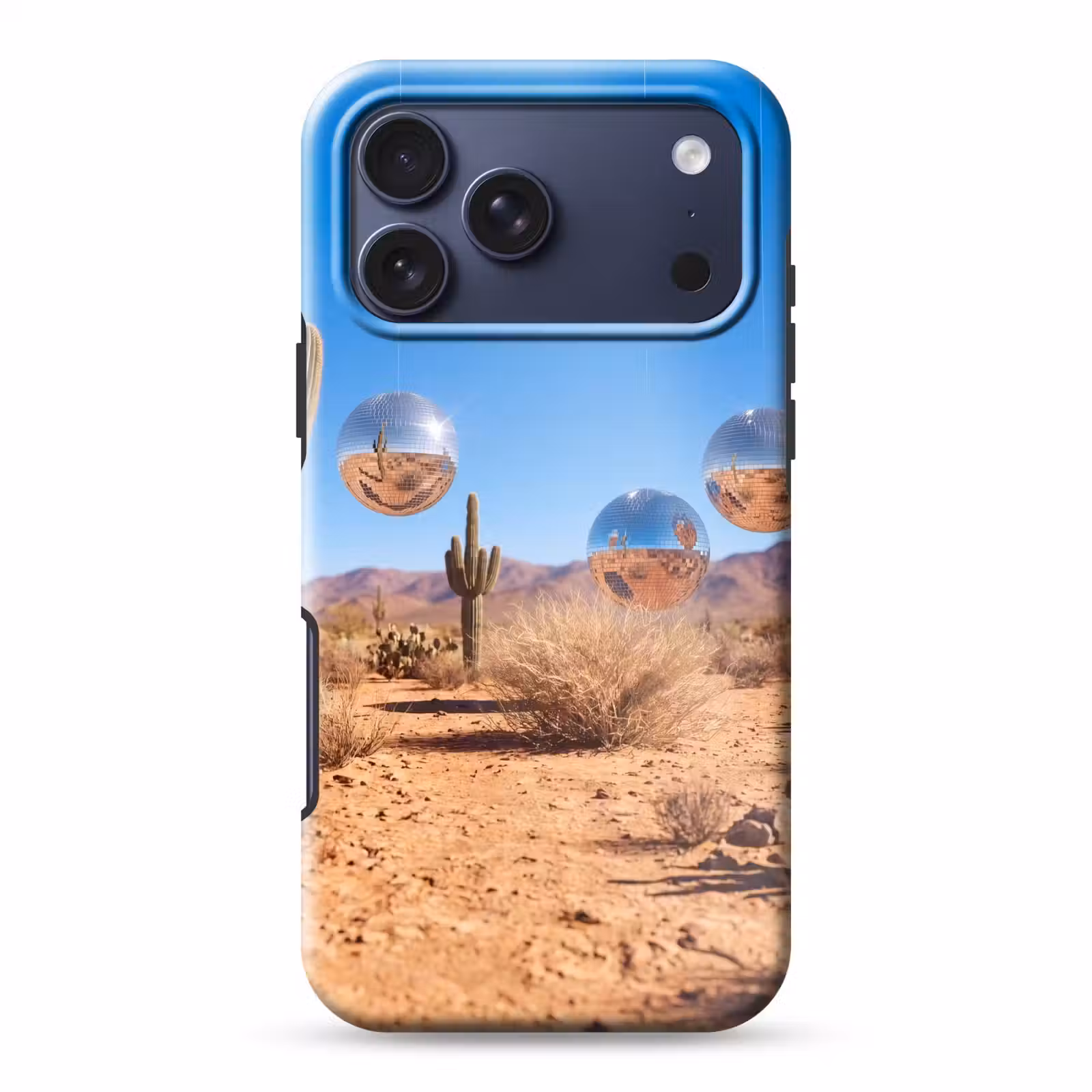 Telefoonhoesje Toughcase - Woestijn - Spiegelbal - Kunst — 1