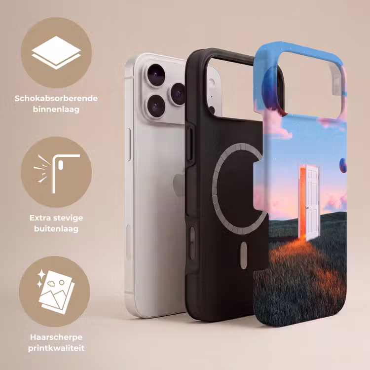 Telefoonhoesje Toughcase - Deur - Fantasie - Ruimte — 3