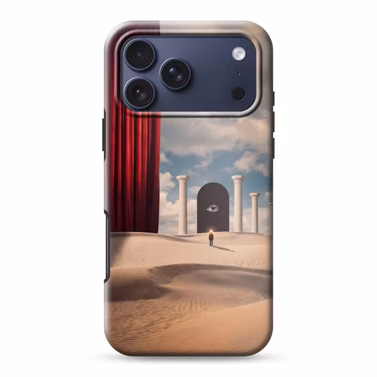 Telefoonhoesje Toughcase - Droom - Woestijn - Oog — 1