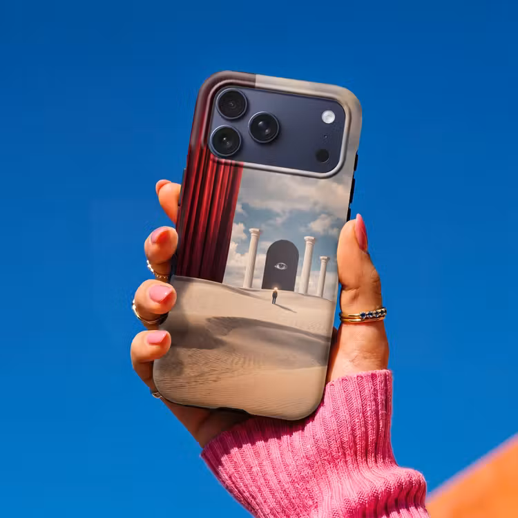 Telefoonhoesje Toughcase - Droom - Woestijn - Oog — 2