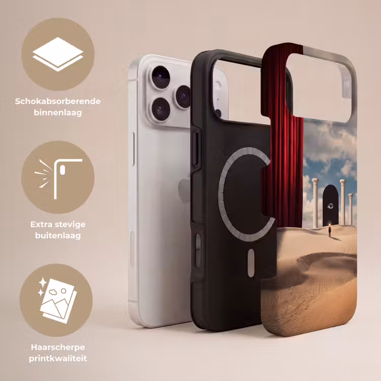 Telefoonhoesje Toughcase - Droom - Woestijn - Oog — 3