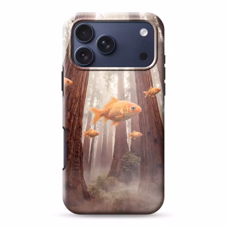 Telefoonhoesje Toughcase - Vis - Bos - Fantasie — 1