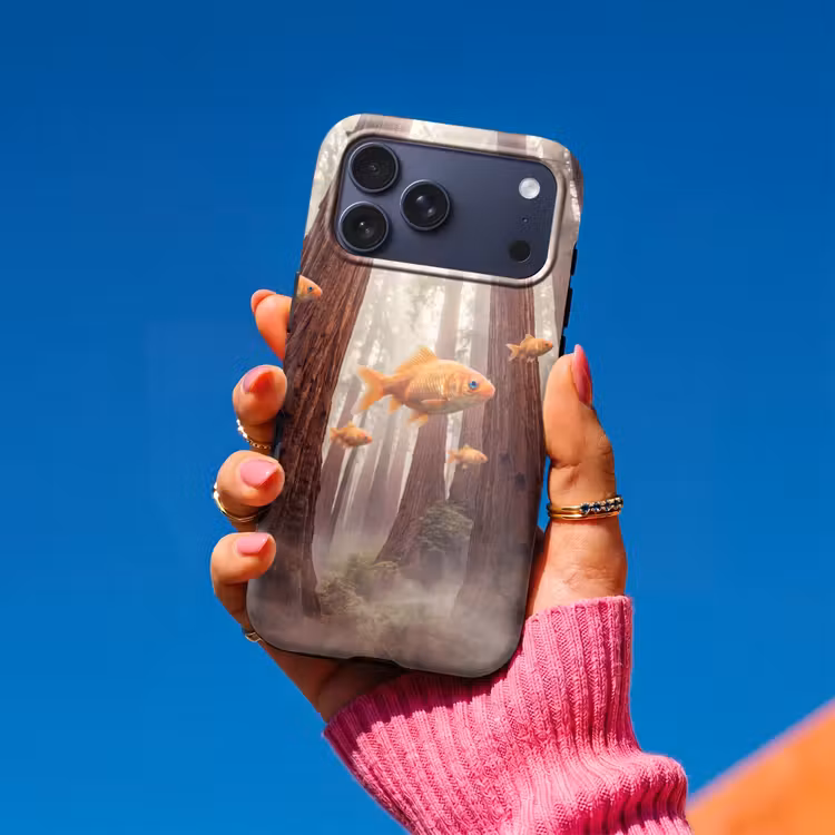 Telefoonhoesje Toughcase - Vis - Bos - Fantasie — 2