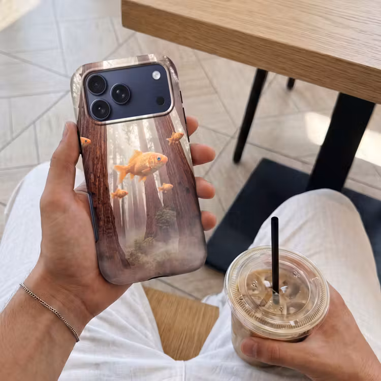 Telefoonhoesje Toughcase - Vis - Bos - Fantasie — 4