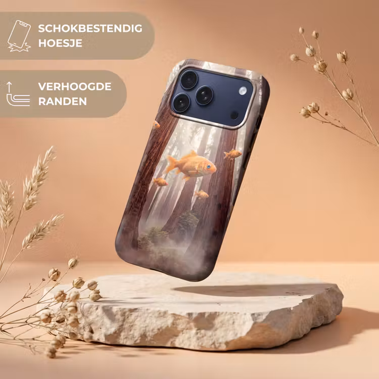 Telefoonhoesje Toughcase - Vis - Bos - Fantasie — 5