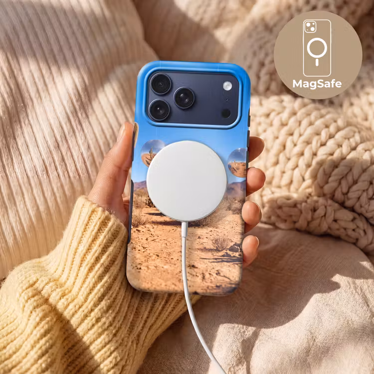 Telefoonhoesje Toughcase - Woestijn - Spiegelbal - Kunst — 8