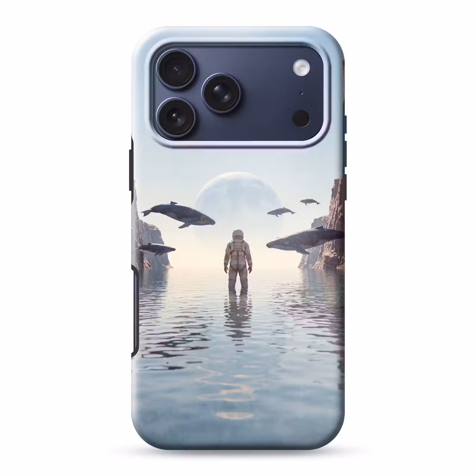 Telefoonhoesje Toughcase - Ruimtevaarder - Walvis - Fantasie — 1