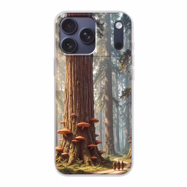Telefoonhoesje Softcase - Bos - Bomen - Natuur — 1