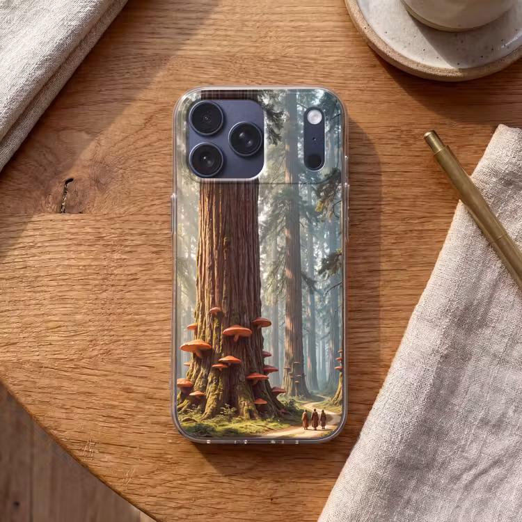 Telefoonhoesje Softcase - Bos - Bomen - Natuur — 2