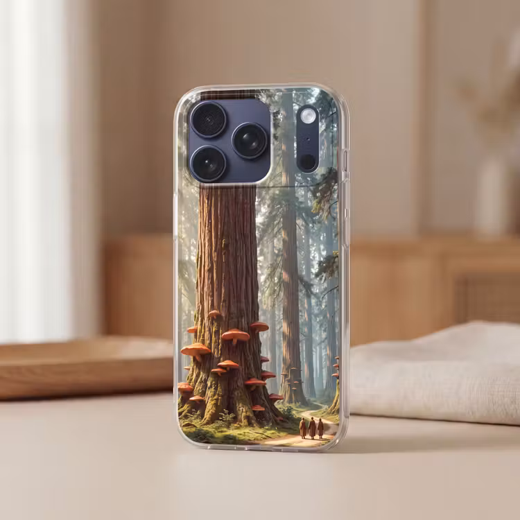 Telefoonhoesje Softcase - Bos - Bomen - Natuur — 3