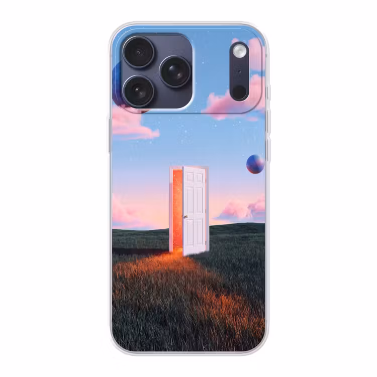Telefoonhoesje Softcase - Deur - Fantasie - Ruimte — 1