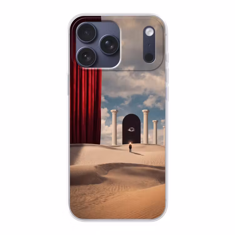Telefoonhoesje Softcase - Droom - Woestijn - Oog — 1