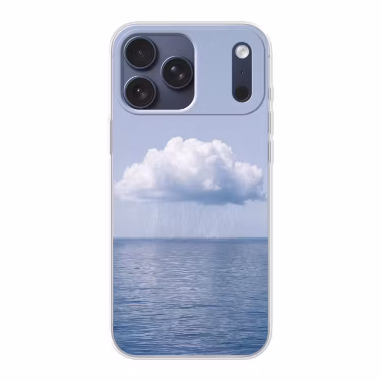 Telefoonhoesje Softcase - Wolk - Regen - Natuur — 1