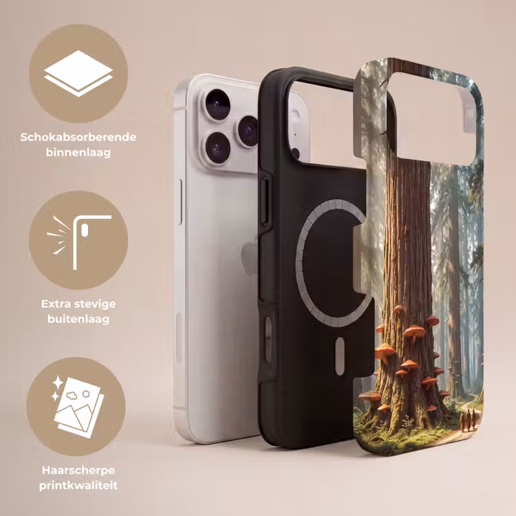 Telefoonhoesje Toughcase - Bos - Bomen - Natuur — 3